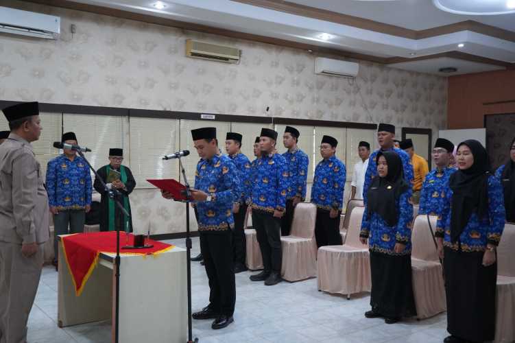 14 Pejabat Fungsional di Lingkungan Pemkab Inhil Resmi Dilantik