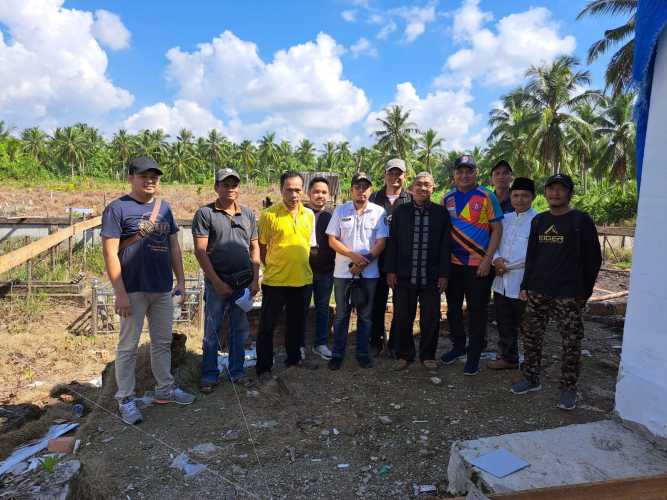 Pastikan Pembangunan Sesuai Harapan, Tim Disparporabud Tinjau Lokasi