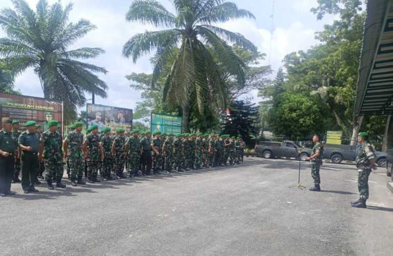 Dandim 0208/Asahan Lepas Cuti Tahunan Prajurit Kodim 0208/Asahan