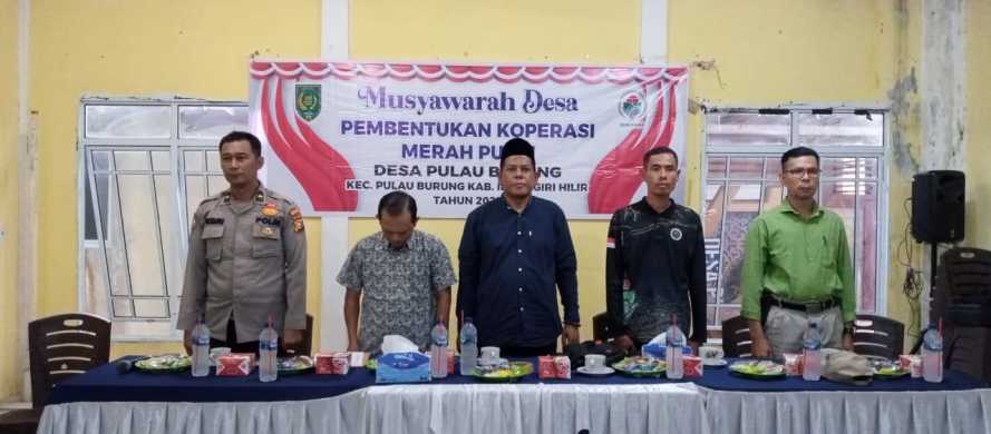 Pemerintah Desa Pulau Burung Gelar Musdes untuk Bentuk Koperasi Merah Putih dan Perkuat Ketahanan Pangan