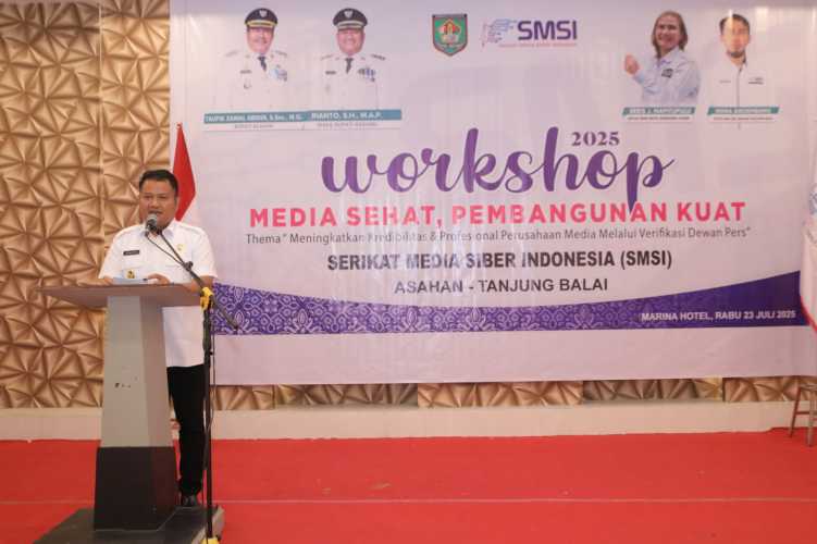 Wakil Bupati Asahan Apresiasi SMSI, Dukung Terwujudnya Media Sehat dan Profesional