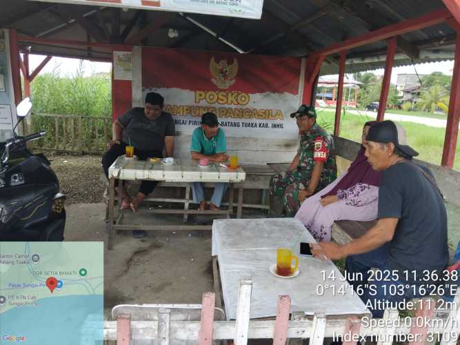 Sertu Januar Efendi Ciptakan Lingkungan Yang Aman dan Tertib