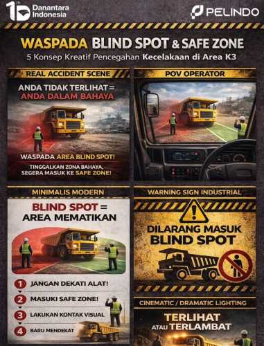 Pelindo Regional 1 Tembilahan Serukan Kesadaran Keselamatan,Jangan Terjebak di Blind Spot
