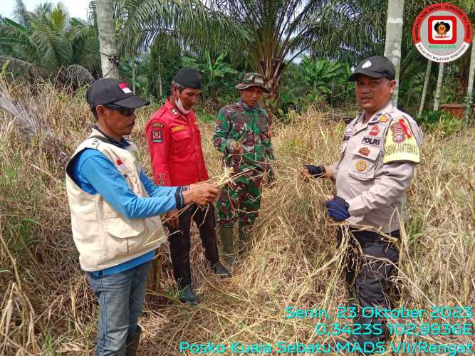 Koptu Sihabuddin Lakukan Patroli Terpadu di Pos Sebatu