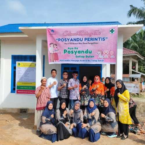 Gedung Posyandu Perintis Desa Pengalihan Diresmikan