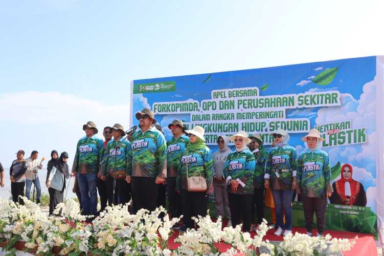 FORKOPIMDA dan OPD Kabupaten Batu Bara Gelar Apel Bersama Memperingati Hari Lingkungan Hidup Sedunia 2025