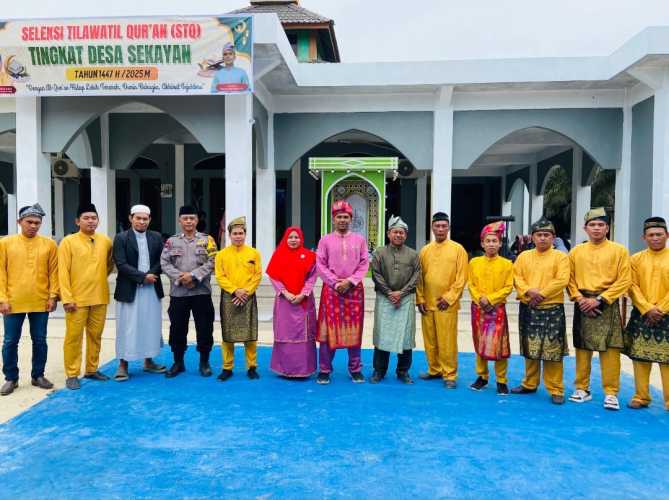 Pembukaan STQ Ke-VI Desa Sekayan Kecamatan Kemuning Wujudkan Peningkatan  Semangat Keagamaan