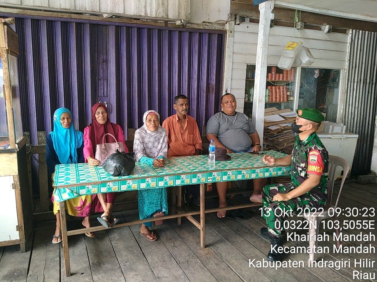 Serda Tomi Firman Babinsa Koramil 08/Mandah Berikan Beberapa Komitmen