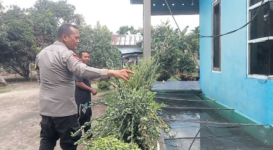 Bhabinkamtibmas Polsek Pulau Burung Kawal Budidayakan,Wujudkan Pemenuhan Protein Hewani Warga