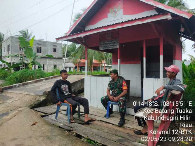 Sertu Syamsir Jalankan Sosialisasi Secara Humanis