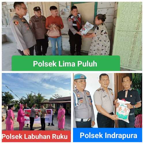 Jumat Berkah, Polres Batu Bara Sentuh Hati Masyarakat