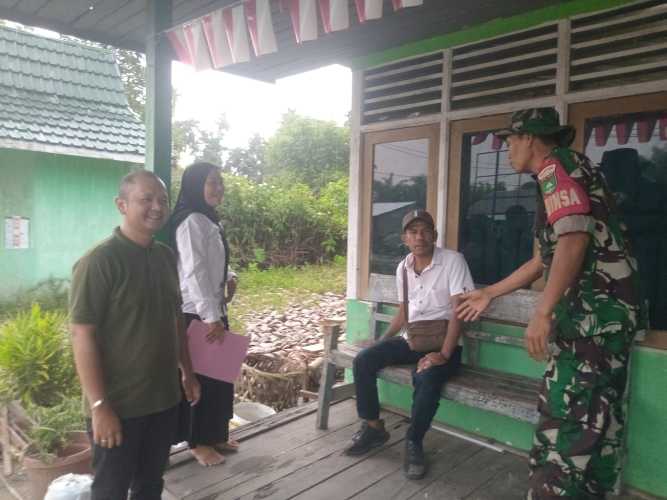 Babinsa Koramil 01/Tembilahan Lewat Silaturahmi Perkuat Pembinaan SDM Warga Setempat