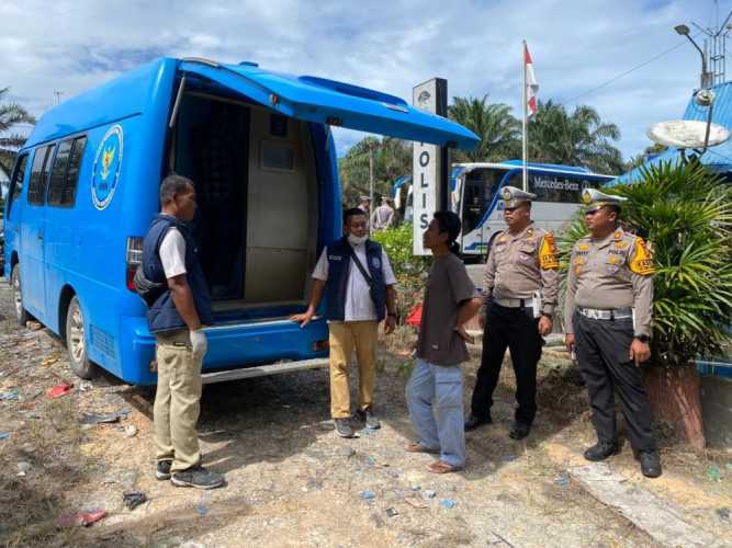 30 Sopir Angkutan Umum Jalani Tes Urine Dadakan di Pelalawan, Apa Hasilnya?