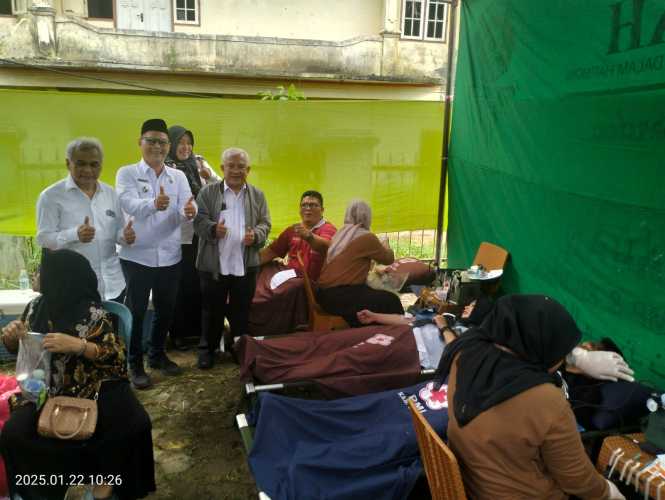 PMI Inhil Mengadakan Kegiatan Donor Darah  di Reteh