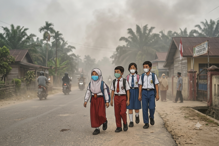 Kasus ISPA di Rohul Capai 1.860, Anak-anak Mendominasi