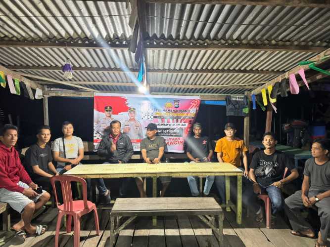 Turnamen Domino Meriahkan  Malam Minggu di Wilayah Polsek Kuindra Sambut HUT Bhayangkara