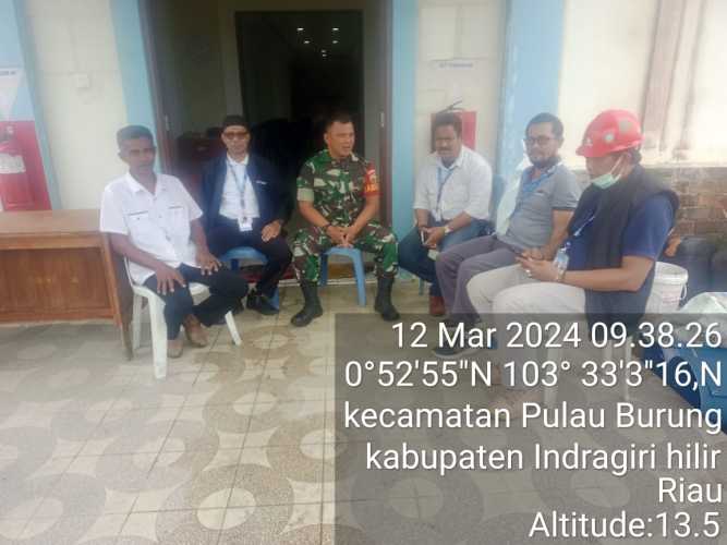 Tingkatkan Pengembangan Jaring, Babinsa Sungai Danai Pertajam Komsos