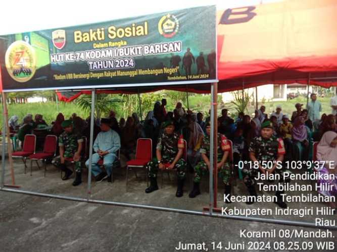 Babinsa Mandah Fokus Baksos di Panti Asuhan Muhammadiyyah