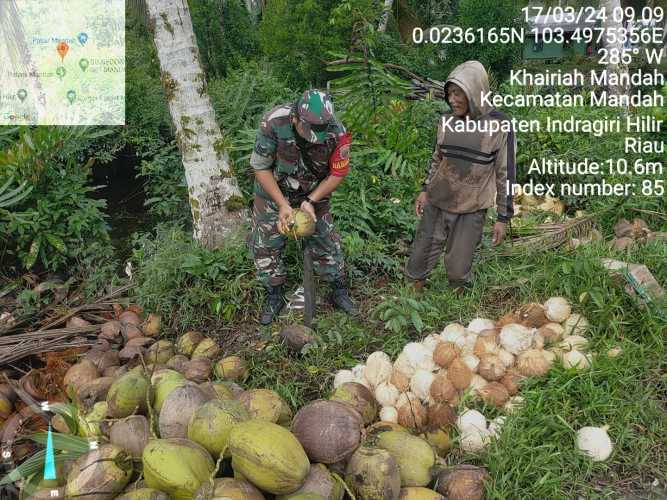 Babinsa Himbau Jaga Stamina Fisik Selama Puasa