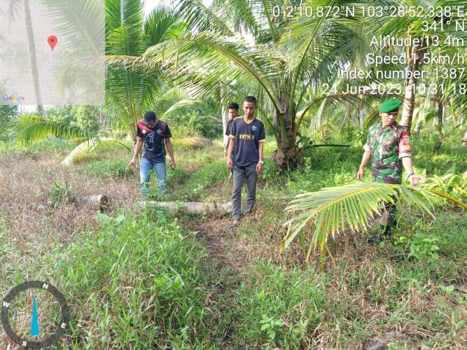 Serma H.Situmorang Lakukan Langkah Preventif Karhutlah