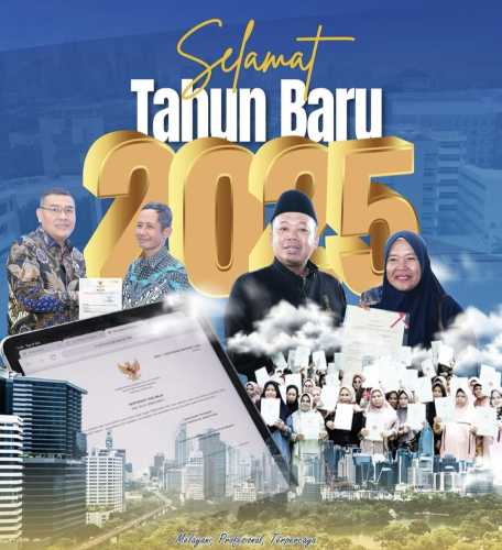 Kementerian ATR/BPN RI Sambut Tahun Baru 2025 Dengan Harapan dan Optimisme