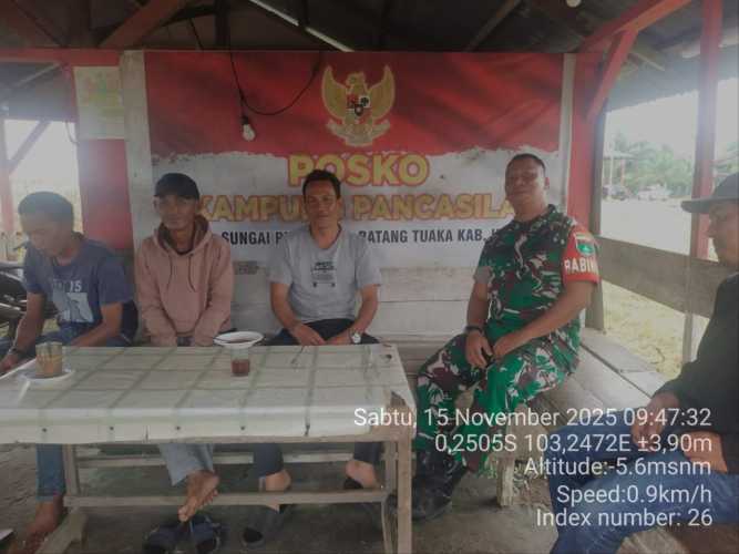 Sertu Pernando Sitompul menekankan pentingnya mengamalkan nilai-nilai luhur Pancasila dalam kehidupan bermasyarakat