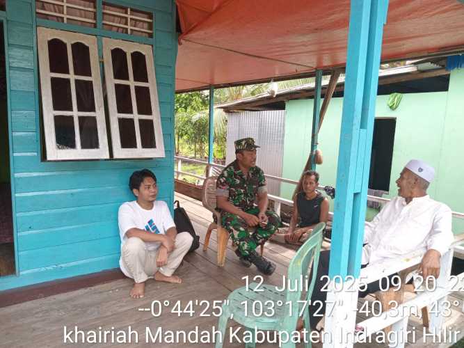 Babinsa Kopda Sudarwis Jaga Komunikasi dengan Tokoh Agama untuk Tularkan Toleransi Beragama