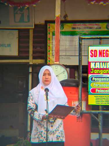 Memperingati HUT PGRI dan HGN, SD Negeri 020 Tembilahan Gelar Upacara Khidmat dan Lomba Vokal Grup 