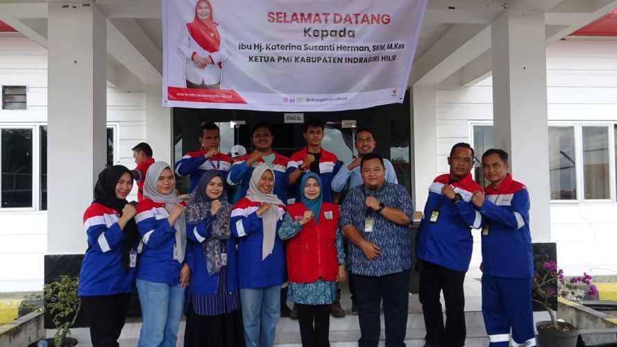 Galeri PMI Inhil Bersama PT. Elnusa Petrofin Gelar Aksi Donor Darah