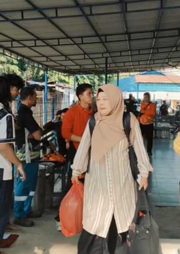 Jumat Pagi, Intensitas Keberangkatan Speedboat di Terminal Penumpang Tembilahan Terpantau Lancar