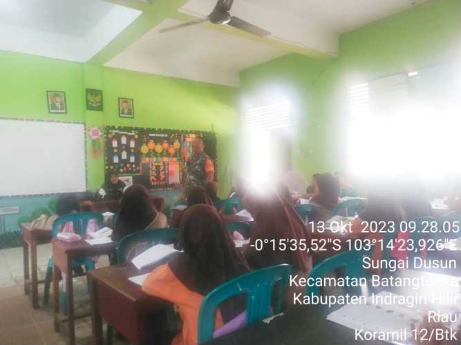 Babinsa Meningkatkan Moral Siswa dengan Edukasi Nilai Pancasila