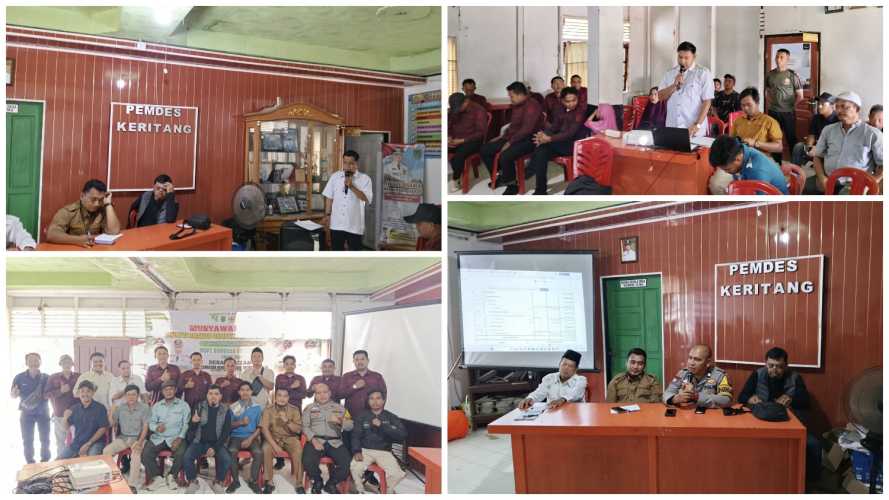 Pemerintah Desa Keritang Gelar Musyawarah Evaluasi dan Penetapan APBDesa 2026