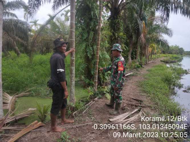 Serda Fero A.Duha Menjaga Kedaulatan Lahan dari Karhutlah