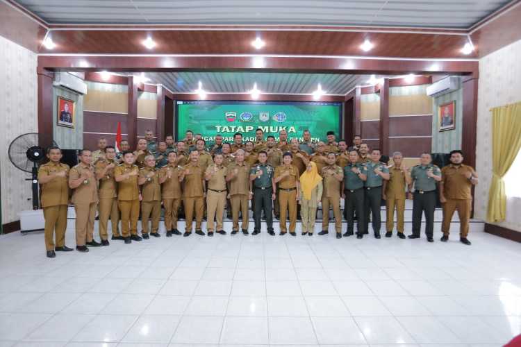 Dandim 0208/Asahan Gelar Tatap Muka Bersama Camat se-Kabupaten Asahan Bahas Program Asta Cita Presiden RI Prabowo Subianto