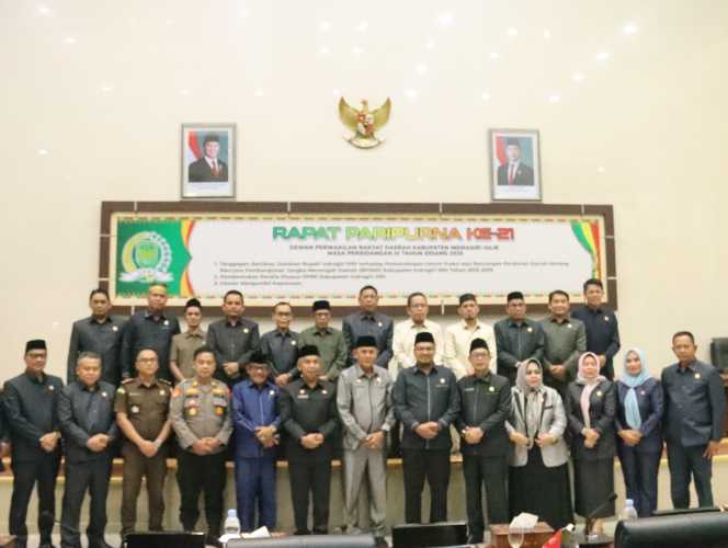 DPRD Inhil Gelar Rapat Paripurna Ke-21