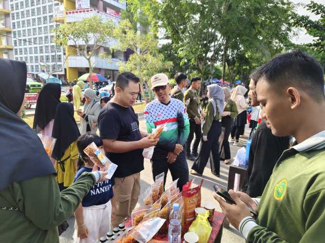 Mahasiswa KKN Tematik Unisi 2024  Lakukan Ekpose UMKM di Wahana CFD.