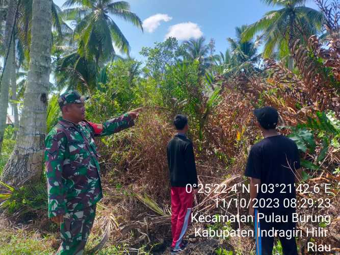 Serda Ahmad Fery Lakukan Pantauan Rutin Daerah Rawan Karhutlah