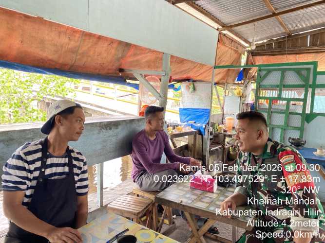 Babinsa Buka ruang diskusi dan komunikasi dua arah (komduk) untuk menciptakan keharmonisan masyarakat