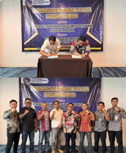 Dorong Pemanfaatan Pesisir yang Tertib, KSOP Tembilahan Gandeng PT Nagamas Mitra Usaha