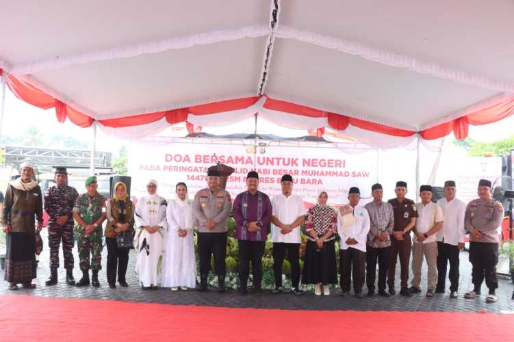 Polres Batu Bara Gelar Doa Bersama Peringati Maulid Nabi, Tekankan Teladani Akhlak Rasulullah untuk Wujudkan Kamtibmas Kondusif