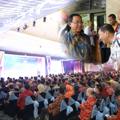 Hadiri Rakornas P2DD Tahun 2023,Bupati H.M.Wardan Menyatakan Kesiapan Mendukung Program Tersebut