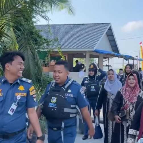 Pastikan Keselamatan Pelayaran, KSOP Kelas IV Tembilahan Turunkan KNP 5104 Amankan Haul ke-89