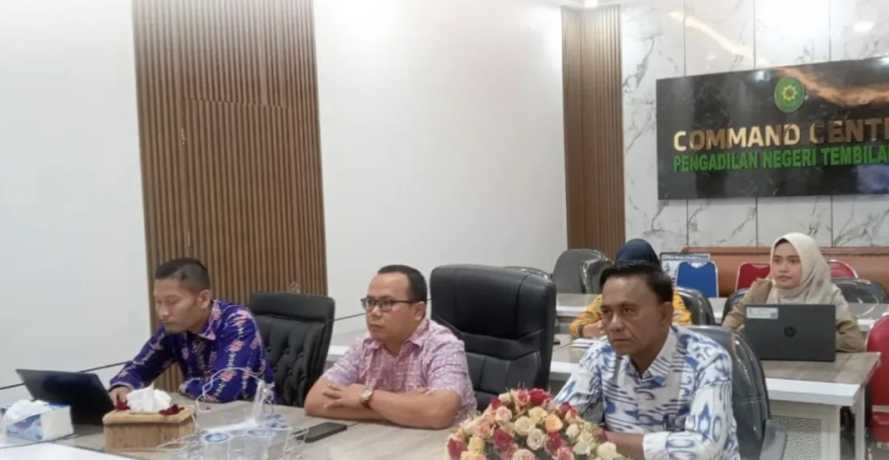 Pengadilan Negeri Tembilahan Ikuti Pendampingan Zona Integritas dari Dirjen Badilum Menuju Predikat WBK 2026