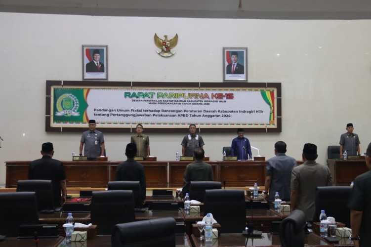 Paripurna DPRD Ke-16, Sampaikan Tanggapan atas Pandangan Fraksi Terkait Ranperda Pertanggungjawaban APBD 2024