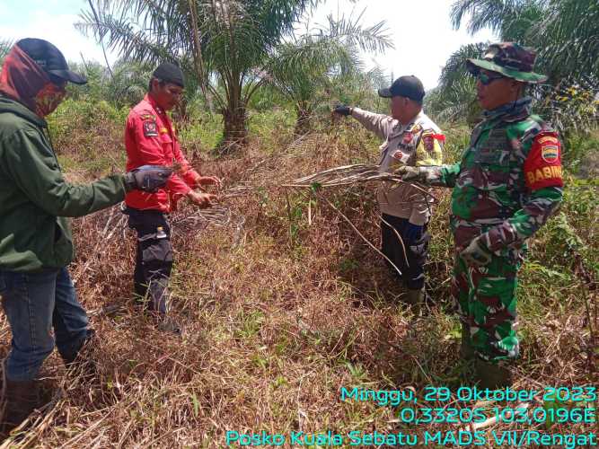 Koptu Sihabuudin Jadikan Patroli sebagai Landasan Mencegah Timbulnya Asap