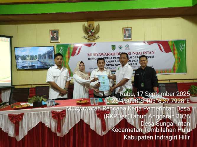 Pemdes Sungai Intan Aktualisasikan Rencana Program Desa Unggulan Tahun 2026