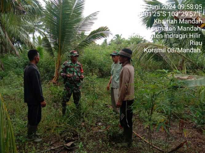 Sertu Mistar Patroli dan Sosialisasi Karhutlah Terpadu