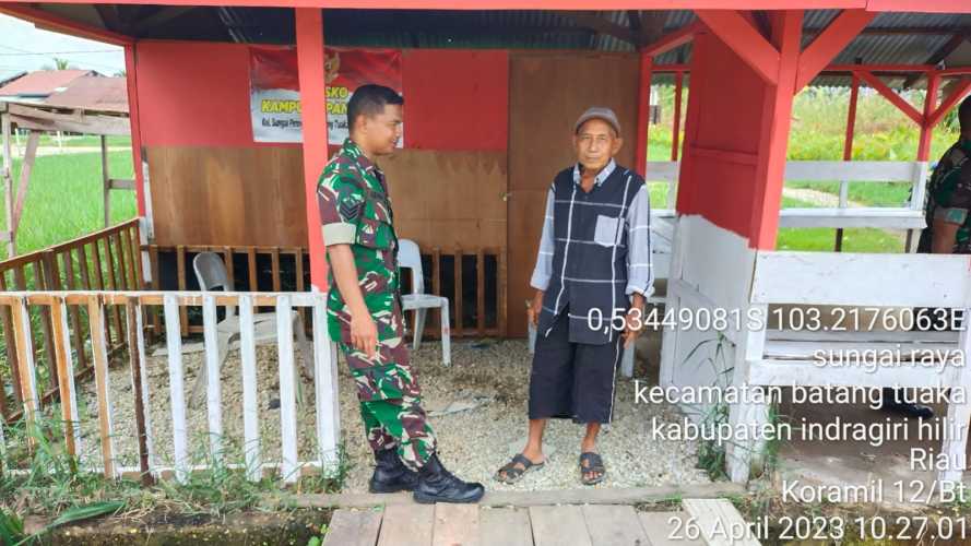 Pasca Lebaran, Babinsa Mulai Lakukan Sosialisasi