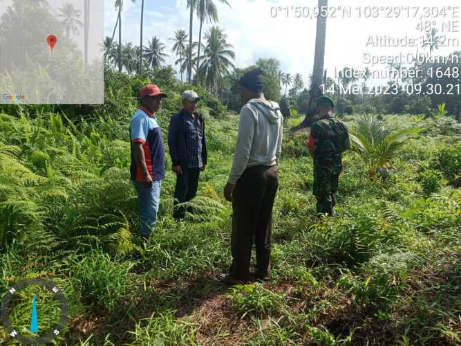 Babinsa Konsolidasi Patroli Karhutlah Terpadu