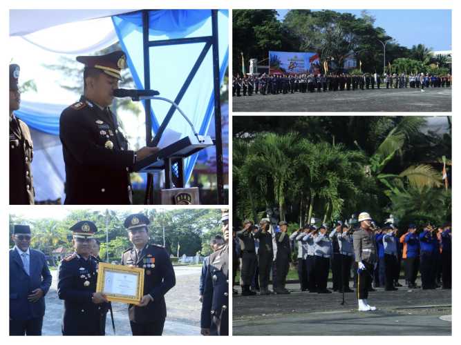 Polres Indragiri Hilir Gelar Upacara Hari Bhayangkara ke-80, Teguhkan Komitmen 